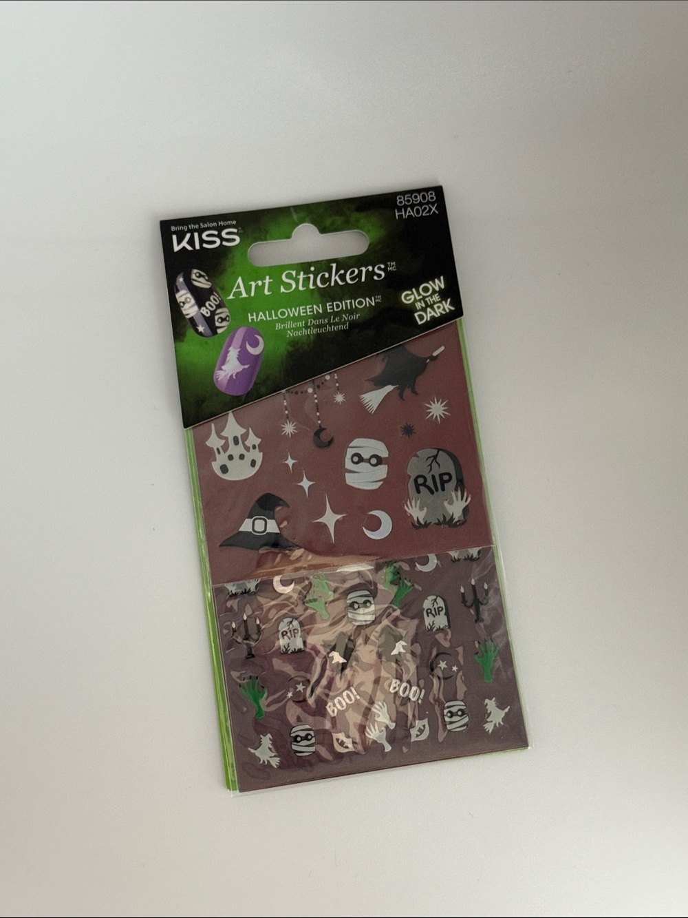 Kiss Halloween Nail Art Stickers witch